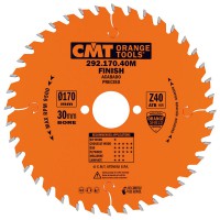 CMT Industrial Fine Cut Saw Blade 184mm dia x 2.6 kerf x 16 bore Z40 15�ATB
